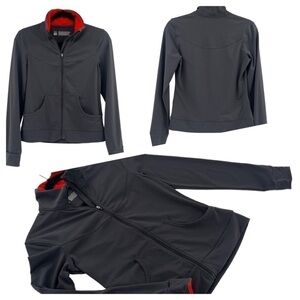 Victorias Secret Sport Zip Up Sweater Jacket Track Gray Size XS